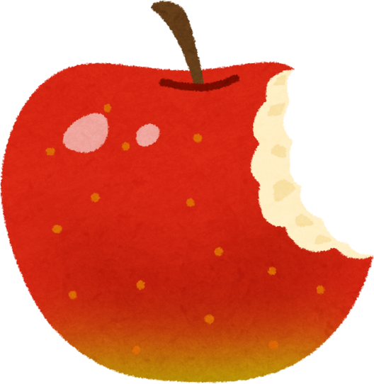 Bitten Apple Illustration